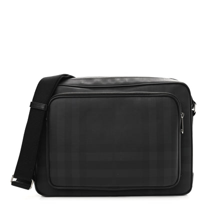 Burberry London Check Messenger Dark Charcoal 1 of 11