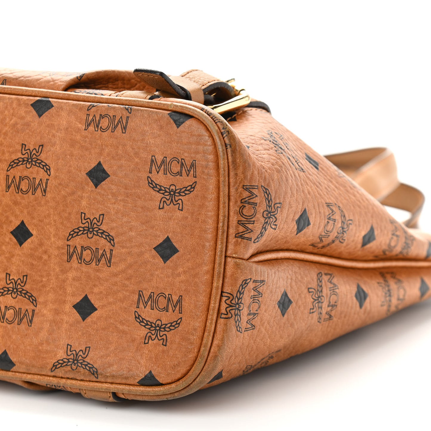 Visetos Medium Essentials Shopper Tote Cognac