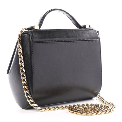 Givenchy Textured Calfskin Mini Pandora Box Chain Crossbody Bag Black 2 of 9