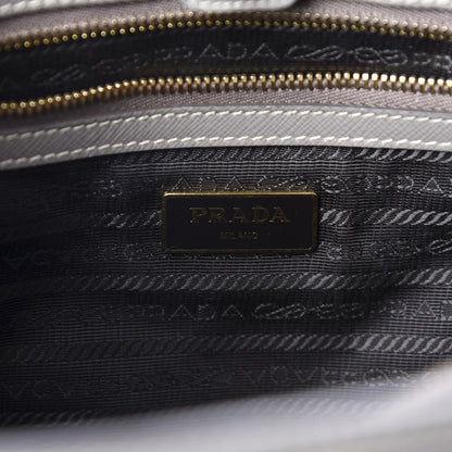 Prada Saffiano Lux Small Tote Argilla 9 of 13