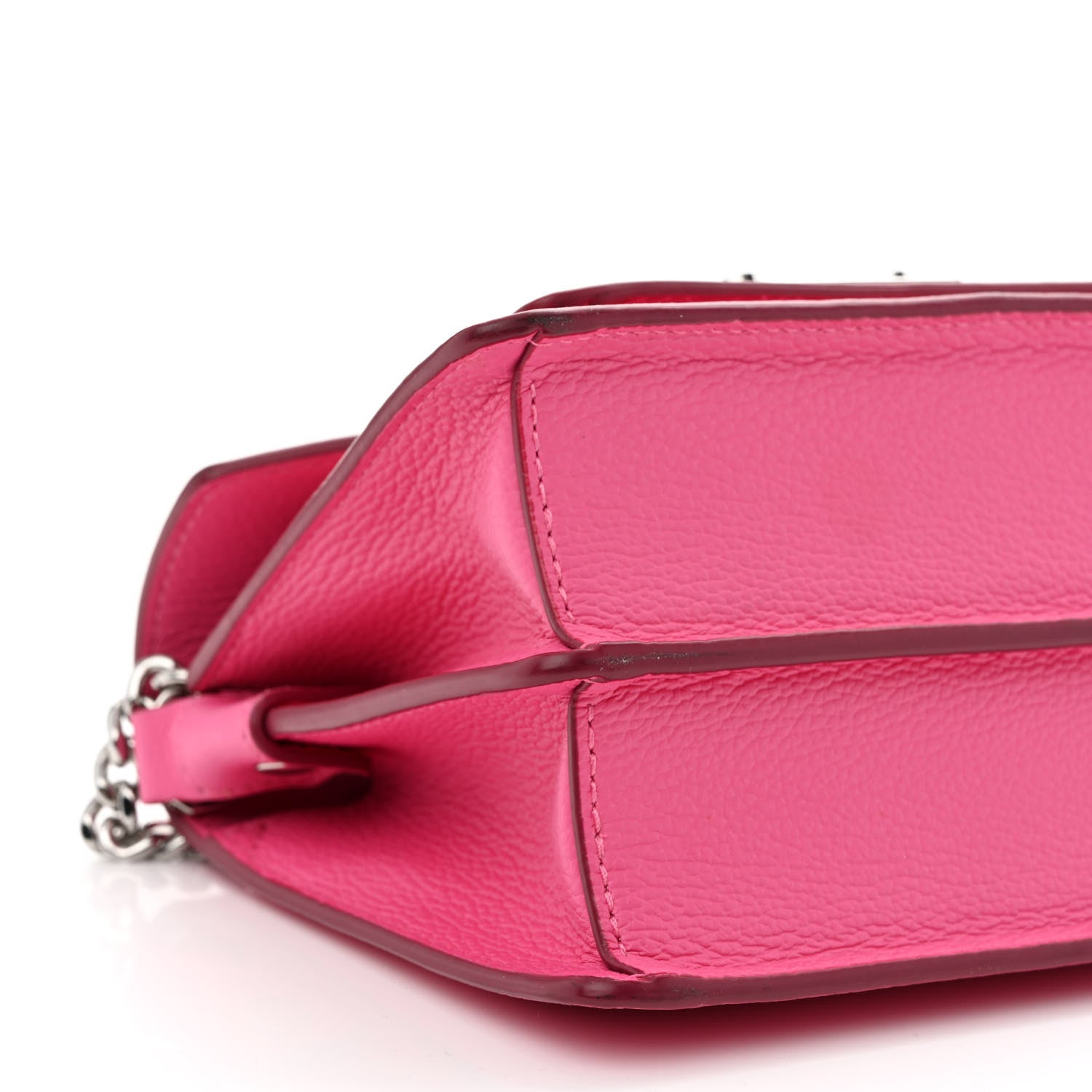 MCM Grained Calfskin Park Avenue Calfskin Mini Patricia Crossbody Bag Sugar Pink 10 of 12