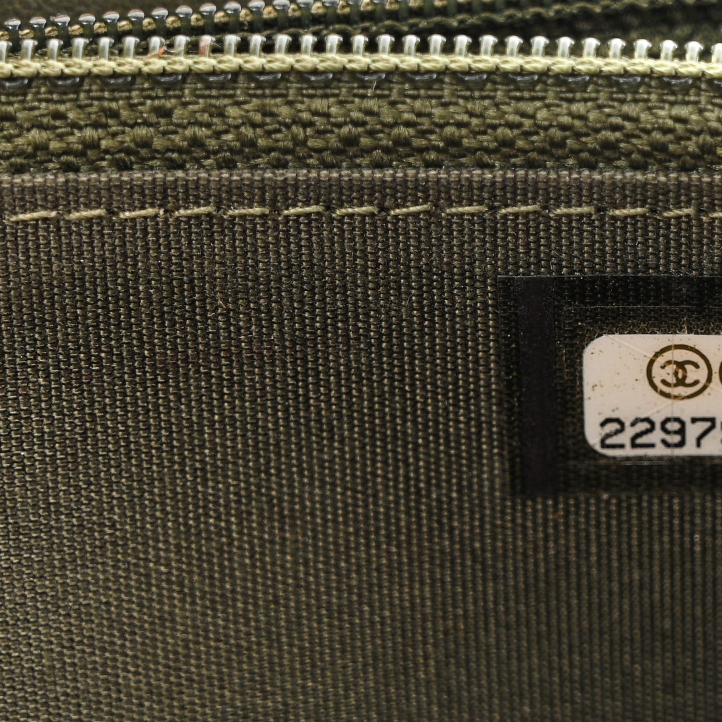 Caviar Quilted Small Boy Zip Around Wallet Beige