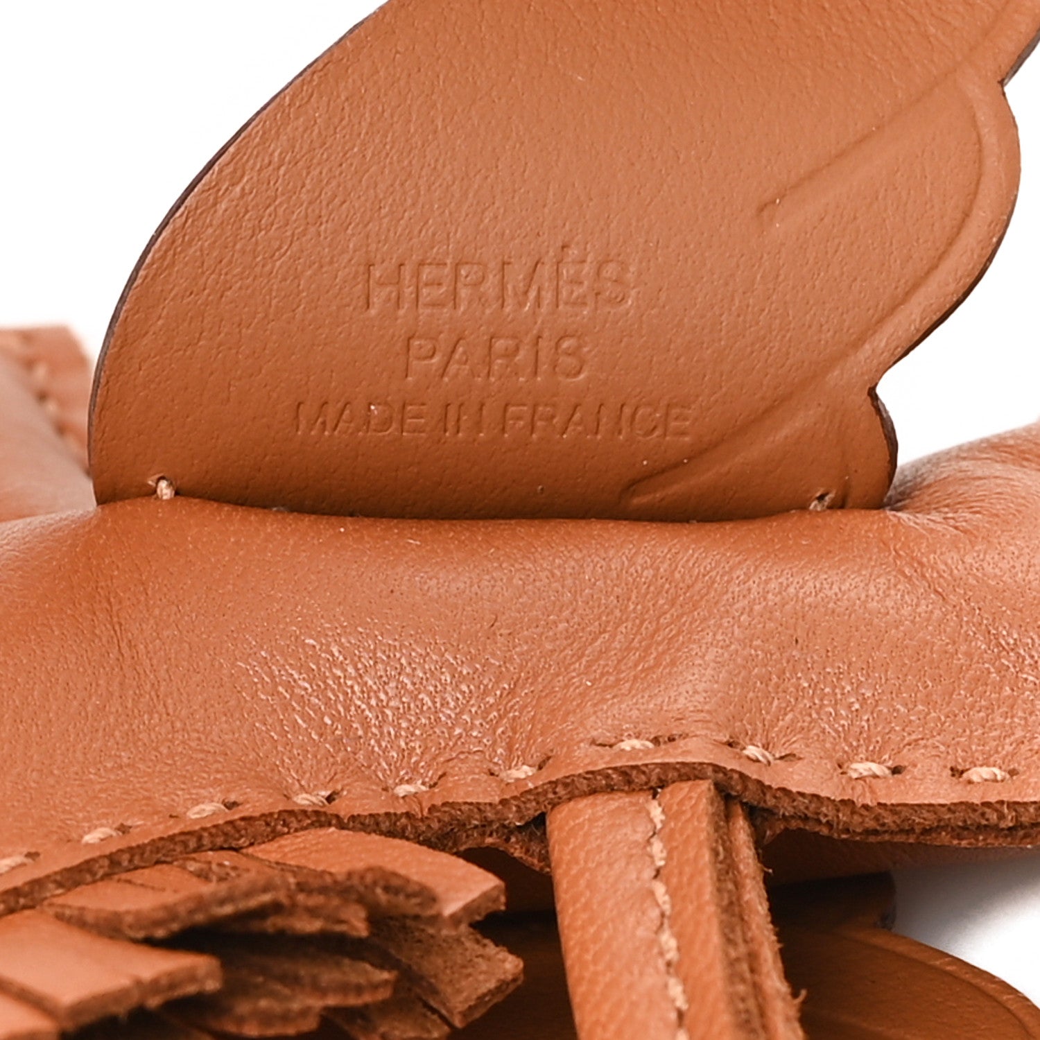 Hermes Milo Lambskin Swift Grigri Rodeo Pegase Horse Bag Charm PM Gold 3 of 5