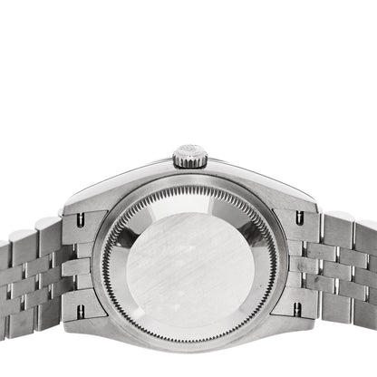 Rolex Stainless Steel 36mm Oyster Perpetual Wimbledon Datejust Watch Slate 126200 4 of 5