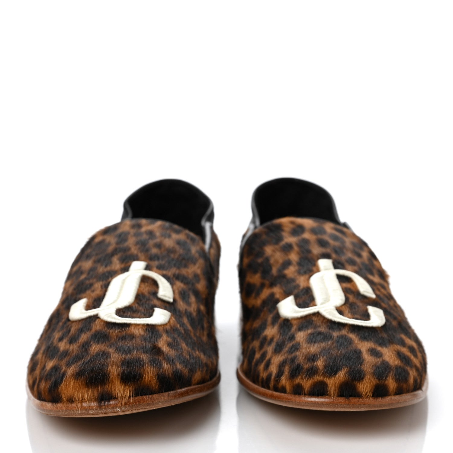 Jimmy Choo Mens Leopard Pony Fabric Sloane Loafers 43 2 of 7