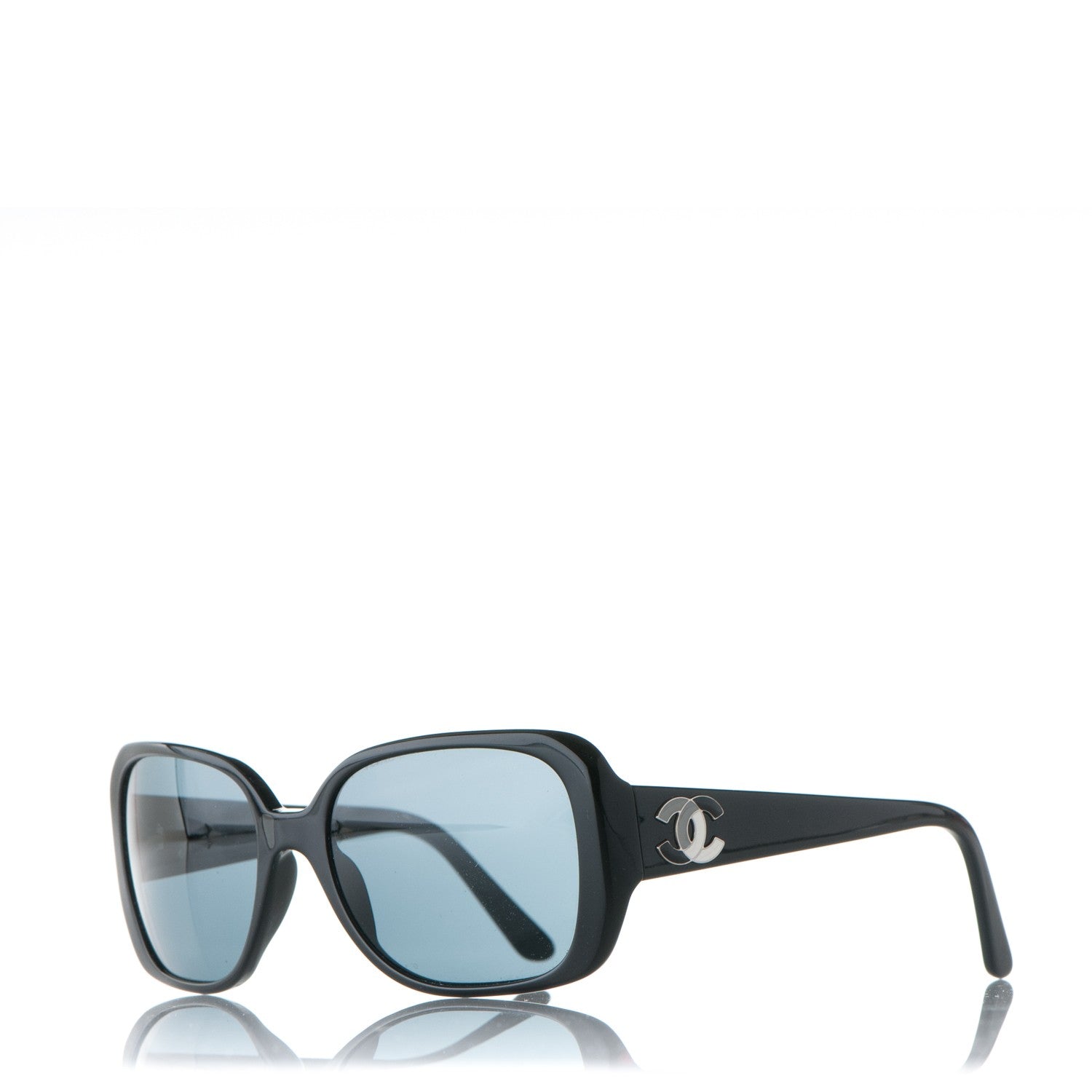 Chanel Enamel CC Sunglasses 5101 Black 1 of 9