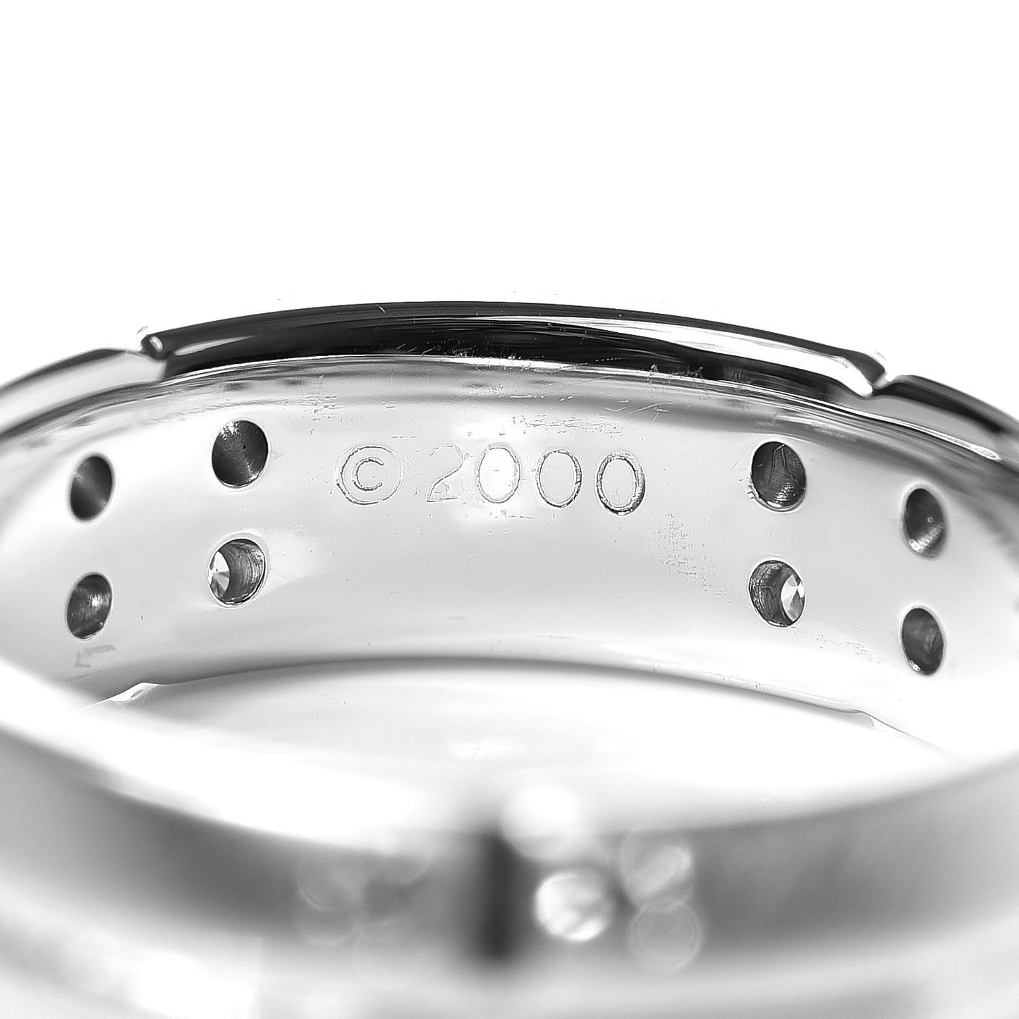 18K White Gold Diamond Streamerica Ring 47 4