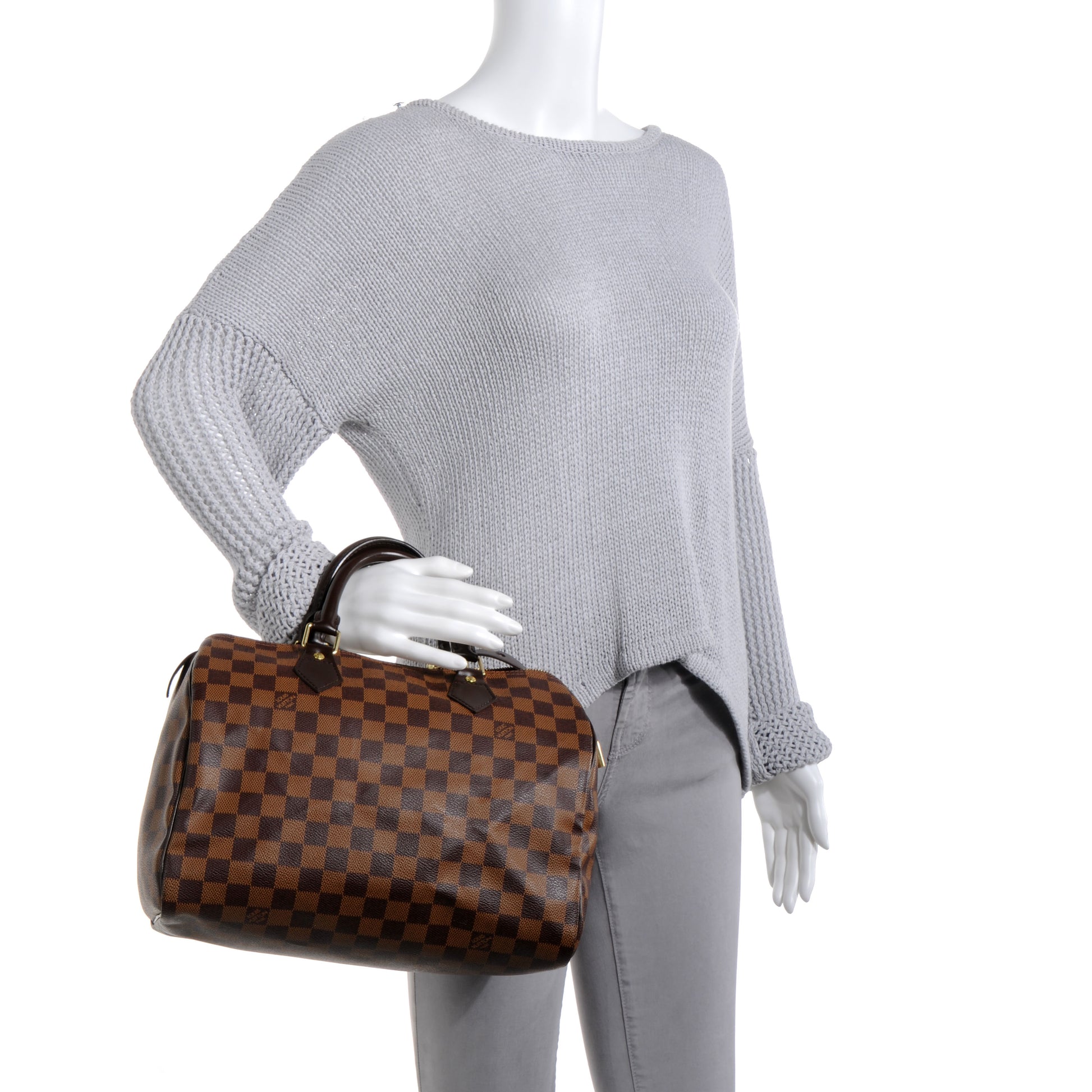 Louis Vuitton Damier Ebene Speedy 30 2 of 8
