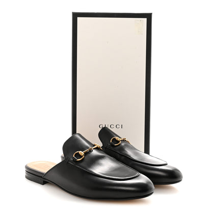 Gucci Calfskin Womens Princetown Slippers 40 Black 8 of 8