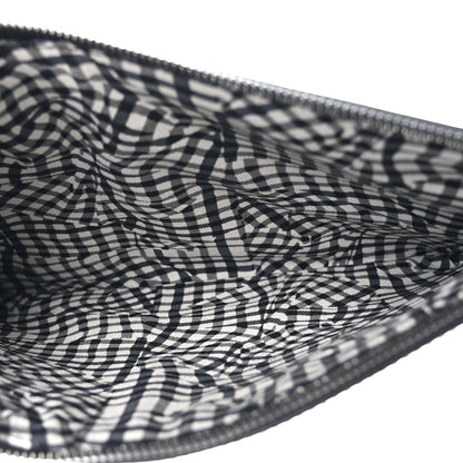 MCM Visetos Liz Shopper Tote Pouch Black 5 of 9