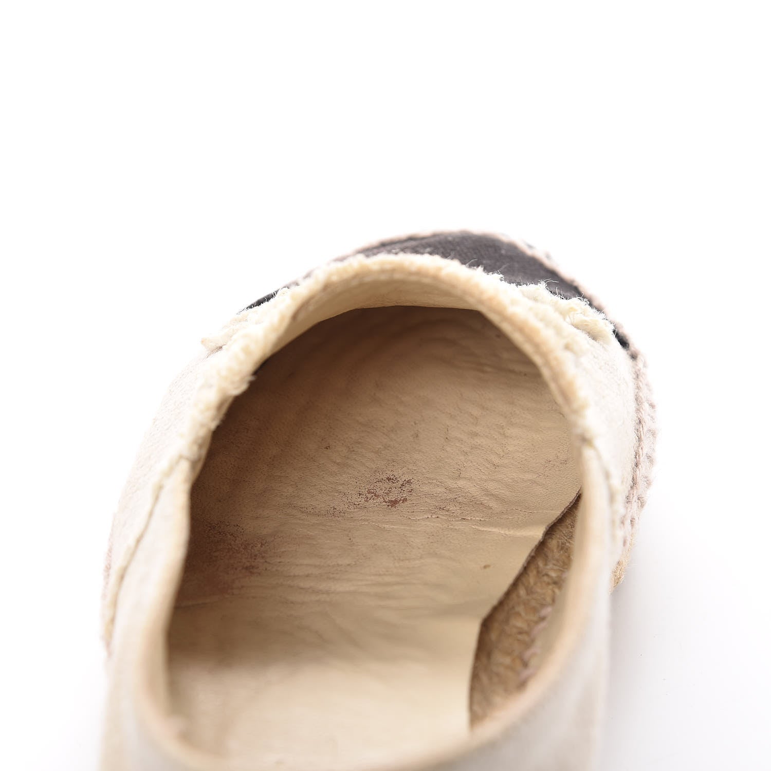 Chanel Toile CC Espadrilles 38 Beige Black 13 of 16