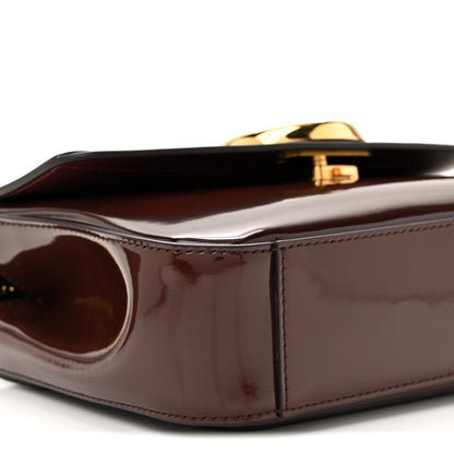 Chloe Spazzolato Sfumato Calfskin Small C Double Carry Burnt Brown 9 of 10