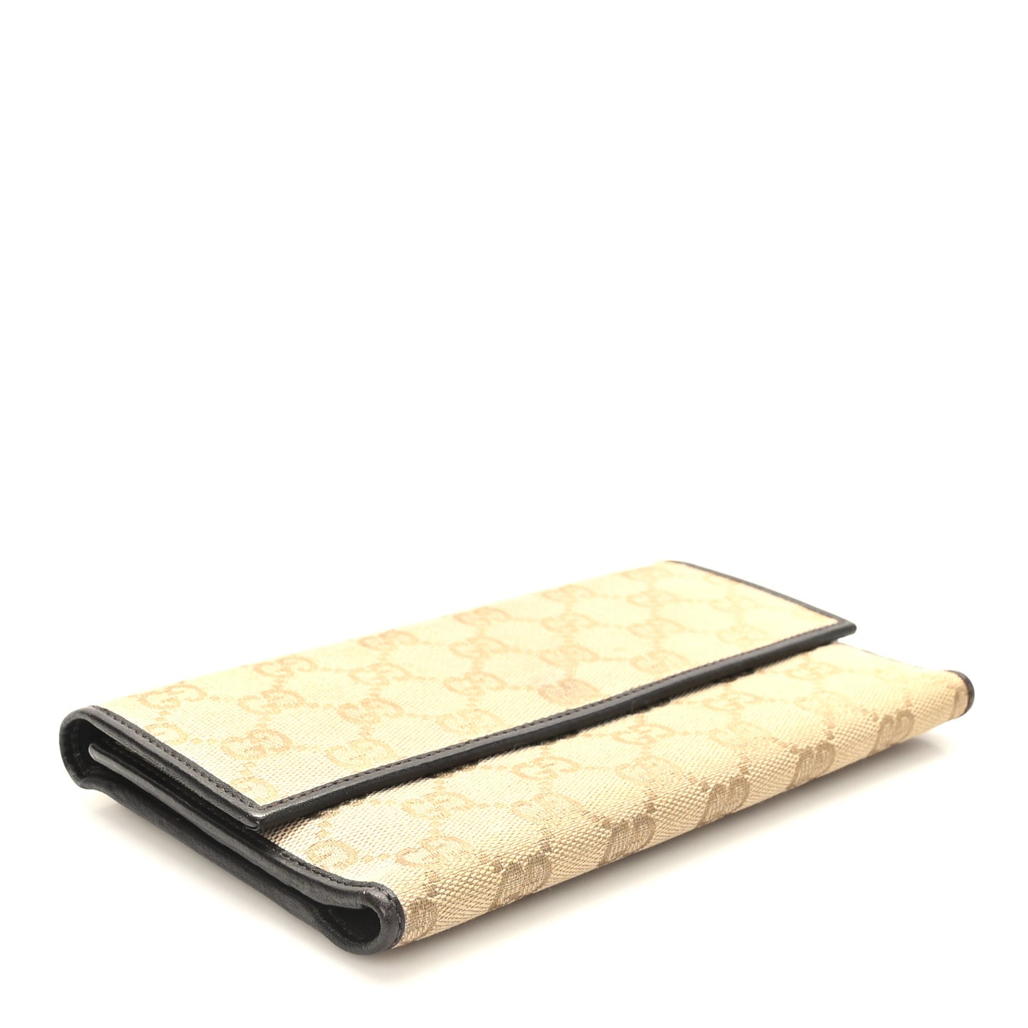 Signature Monogram Continental Wallet Black