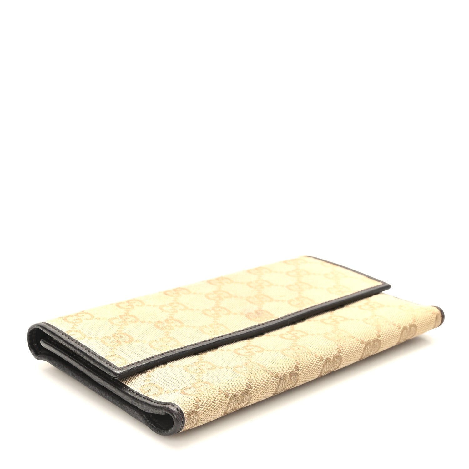 Gucci Signature Monogram Continental Wallet Black 4 of 7