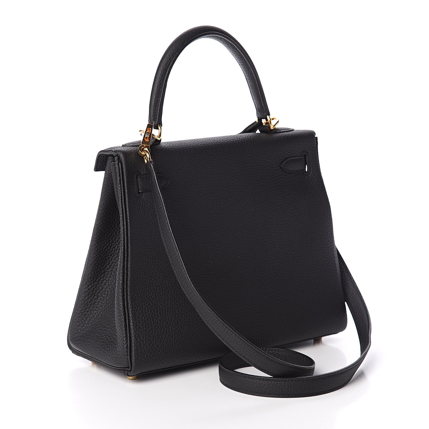 Hermes Togo Kelly Retourne 25 Black 2 of 31