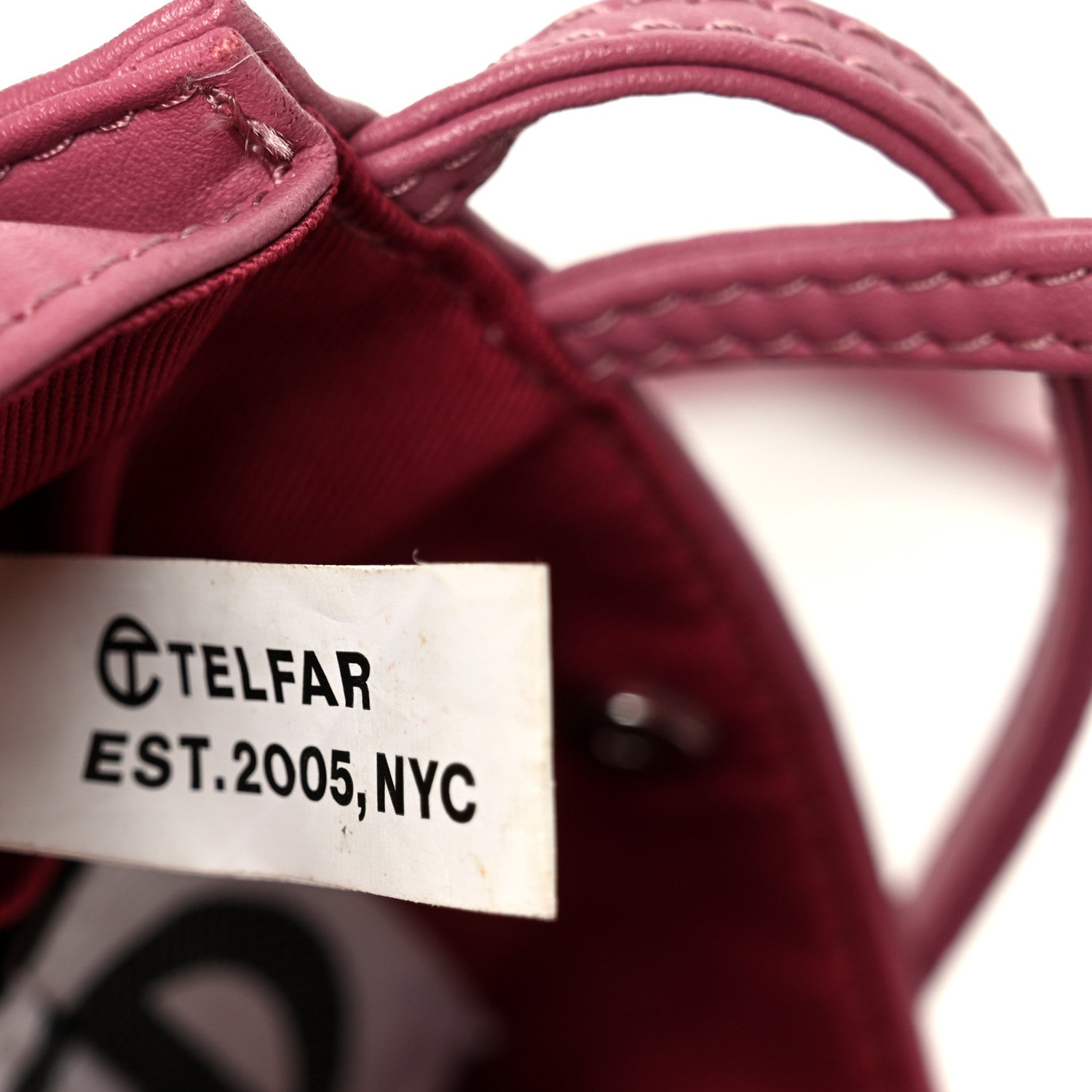 Telfar Vegan Leather Small Shopping Bag Corned Beef 1843230
