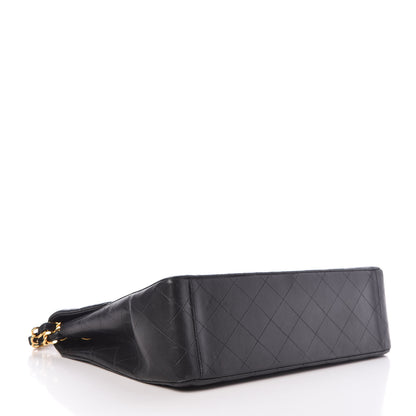 Chanel Lambskin Quilted XL Jumbo Single Flap Black 4 of 9