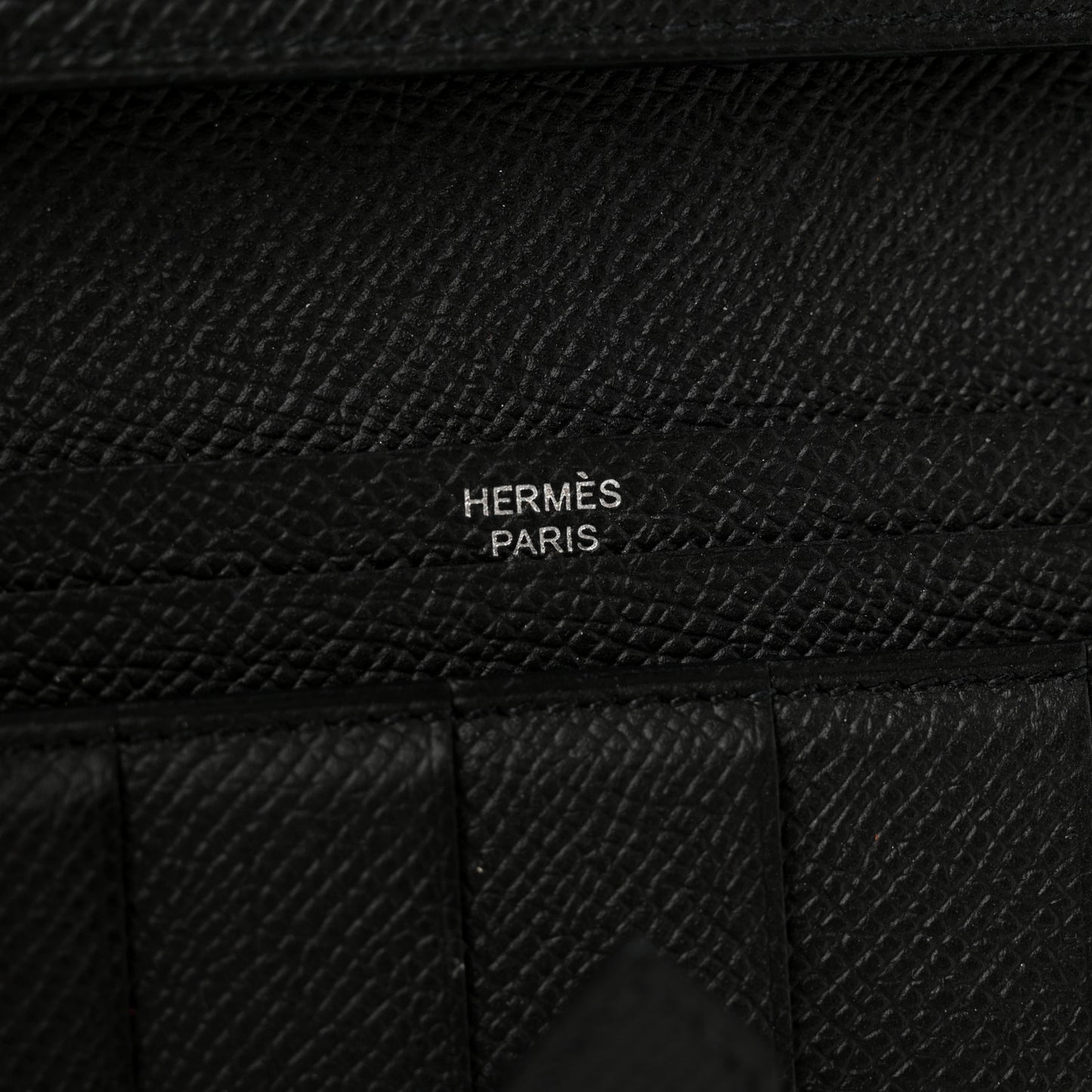 Epsom Monochrome Bearn Gusset Wallet Black