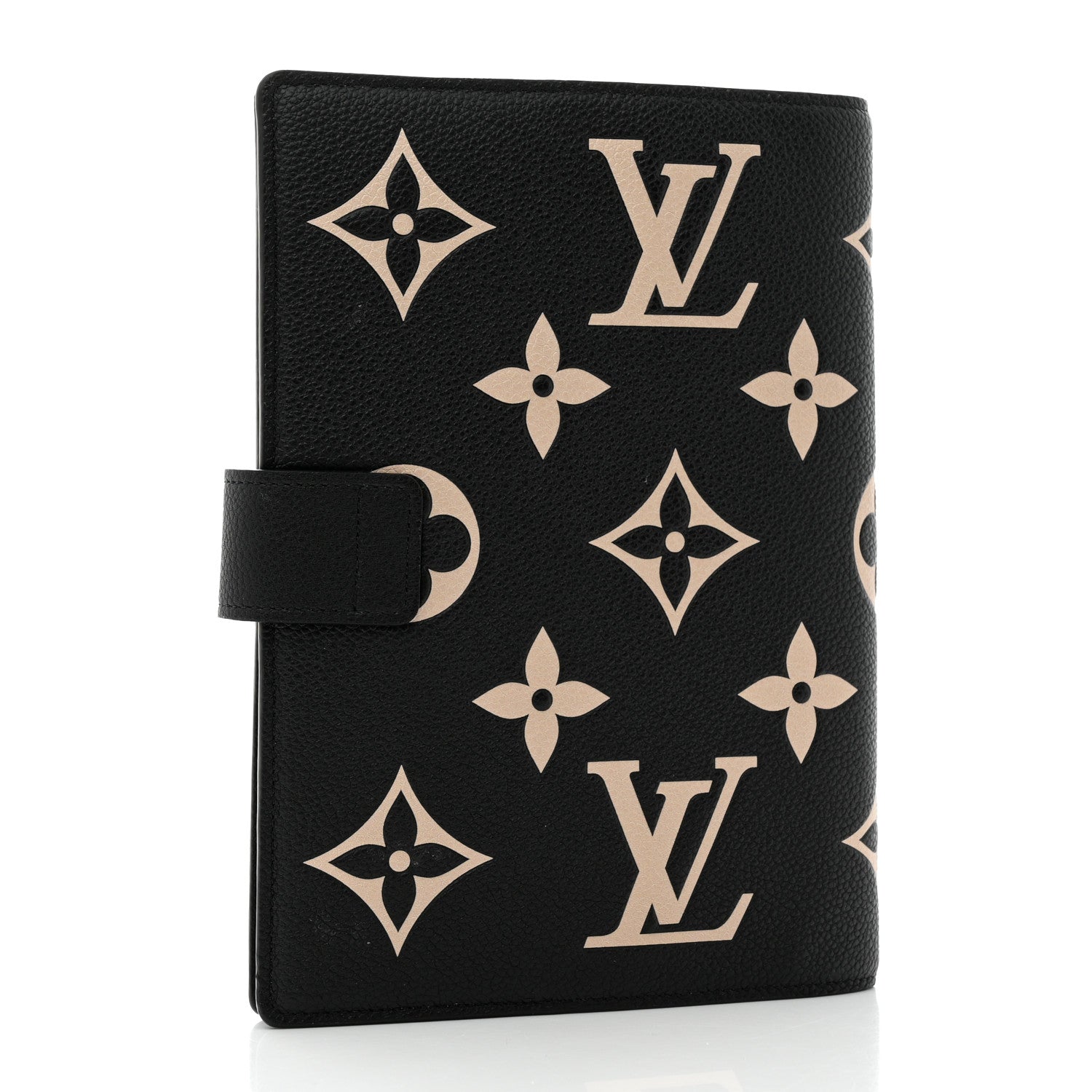 Louis Vuitton Empreinte Monogram Giant Paul Notebook Cover MM Black Beige 3 of 8