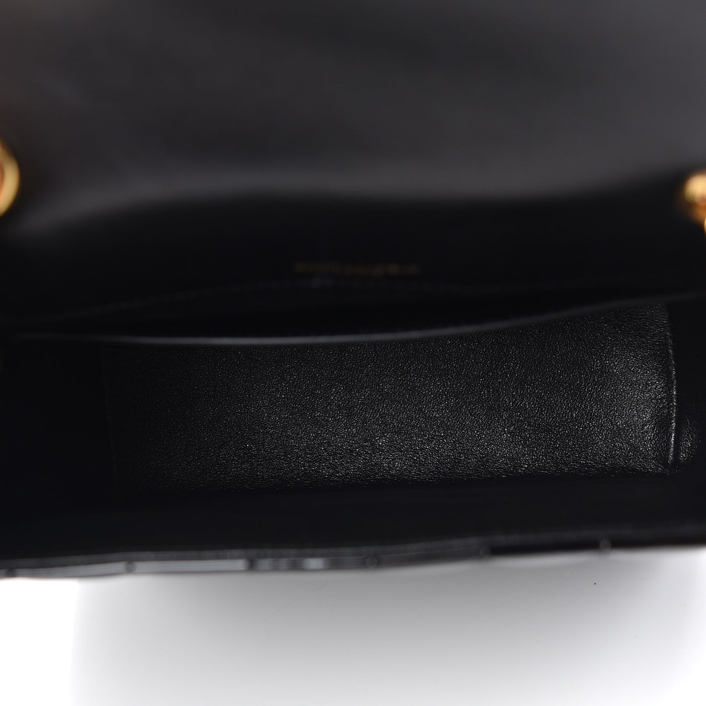 Patent Calfskin Matelasse Monogram Medium Vicky Chain Bag Black