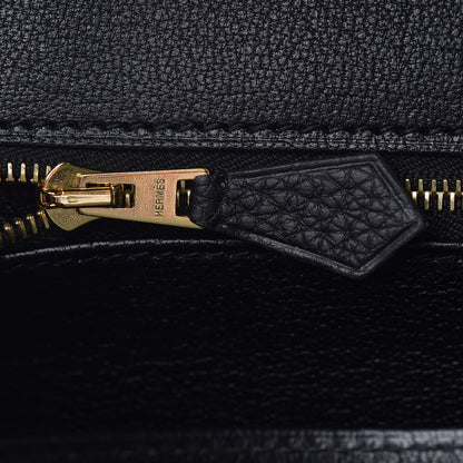 Hermes Togo Matte Alligator Birkin Touch 30 Black 16 of 40