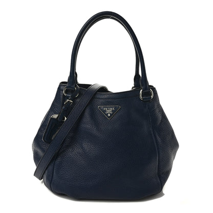Prada Vitello Daino Satchel Baltico 1 of 10