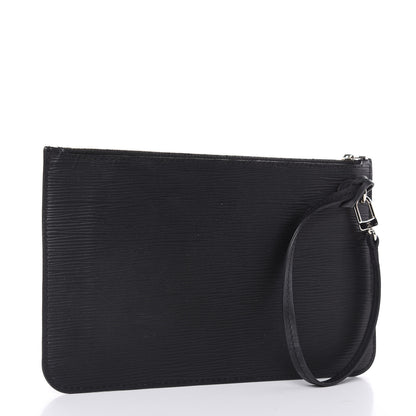 Louis Vuitton Epi Neverfull Pochette MM GM Black 3 of 11