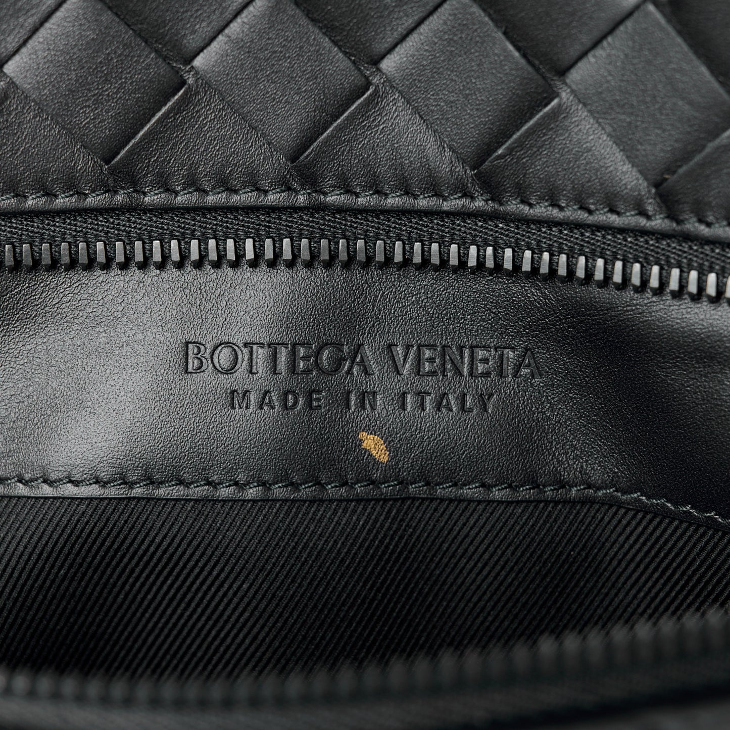Calfskin Intrecciato Document Case Black