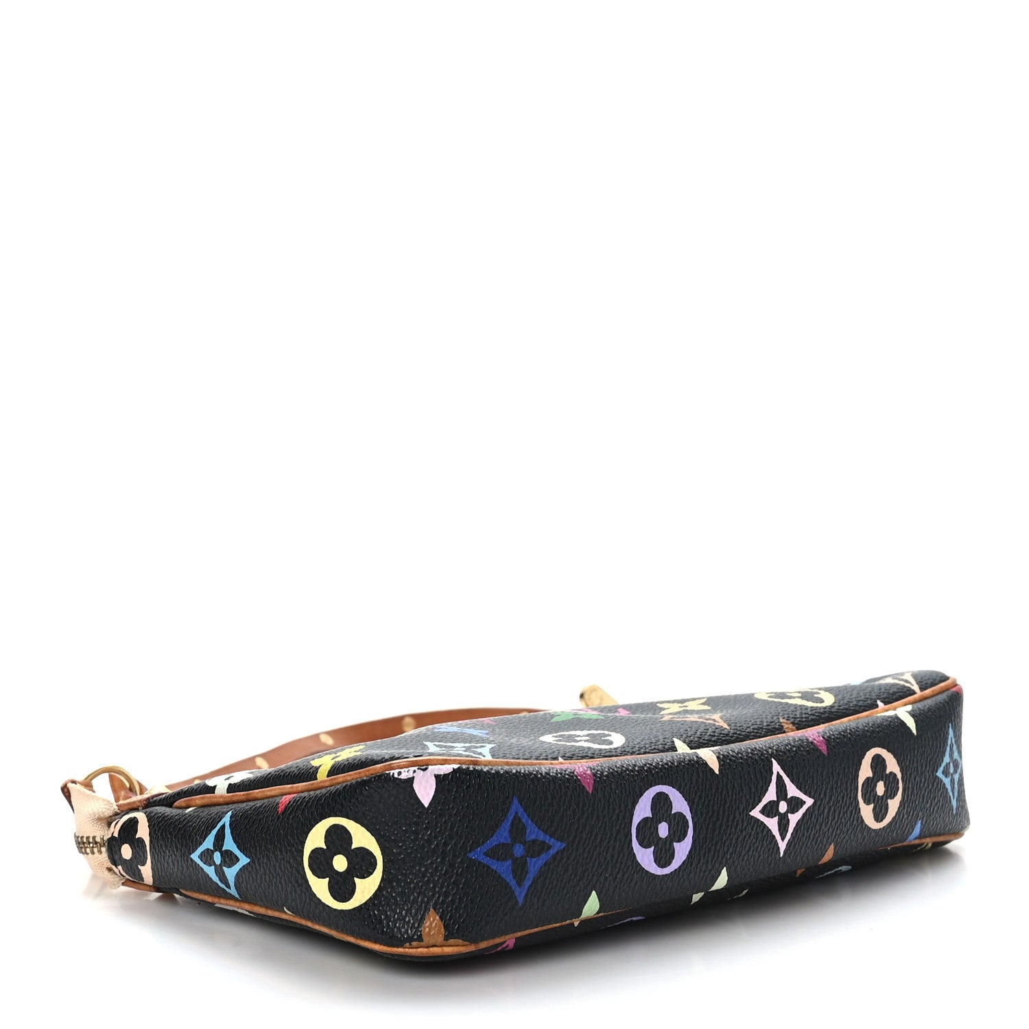 Louis Vuitton Monogram Multicolor Pochette Accessories Black 4 of 10