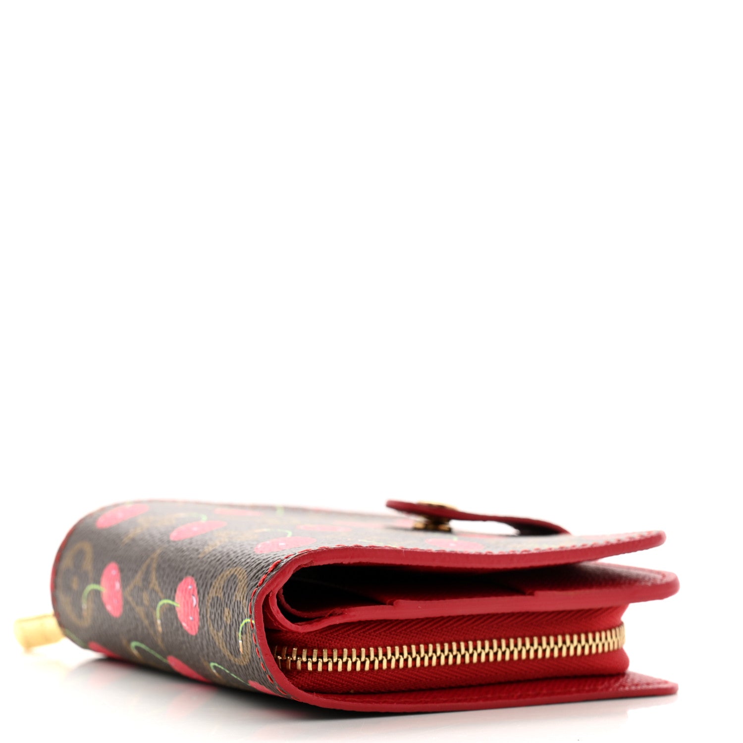 Louis Vuitton Monogram Cerises Compact Zippe Wallet 4 of 10