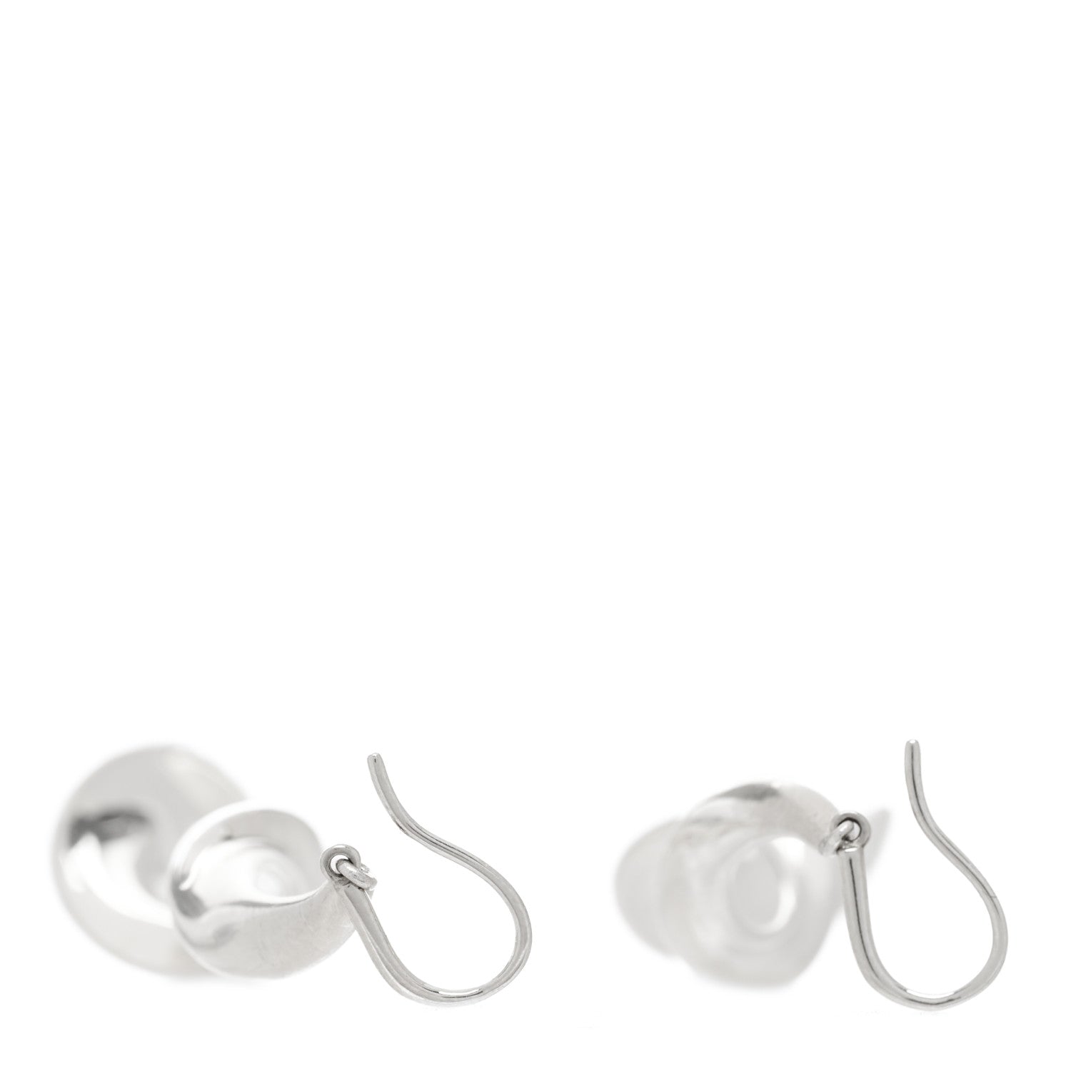 Tiffany Sterling Silver Frank Gehry Orchid Drop Earrings 3 of 5