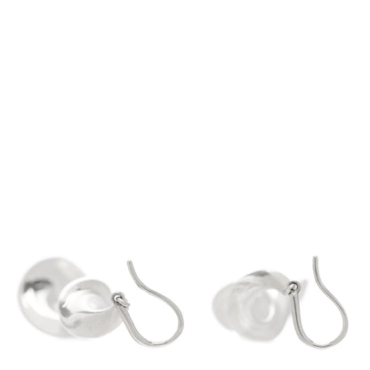 Tiffany Sterling Silver Frank Gehry Orchid Drop Earrings 3 of 5