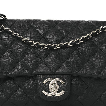 Chanel Caviar Quilted Medium Easy Flap Black 8 of 11