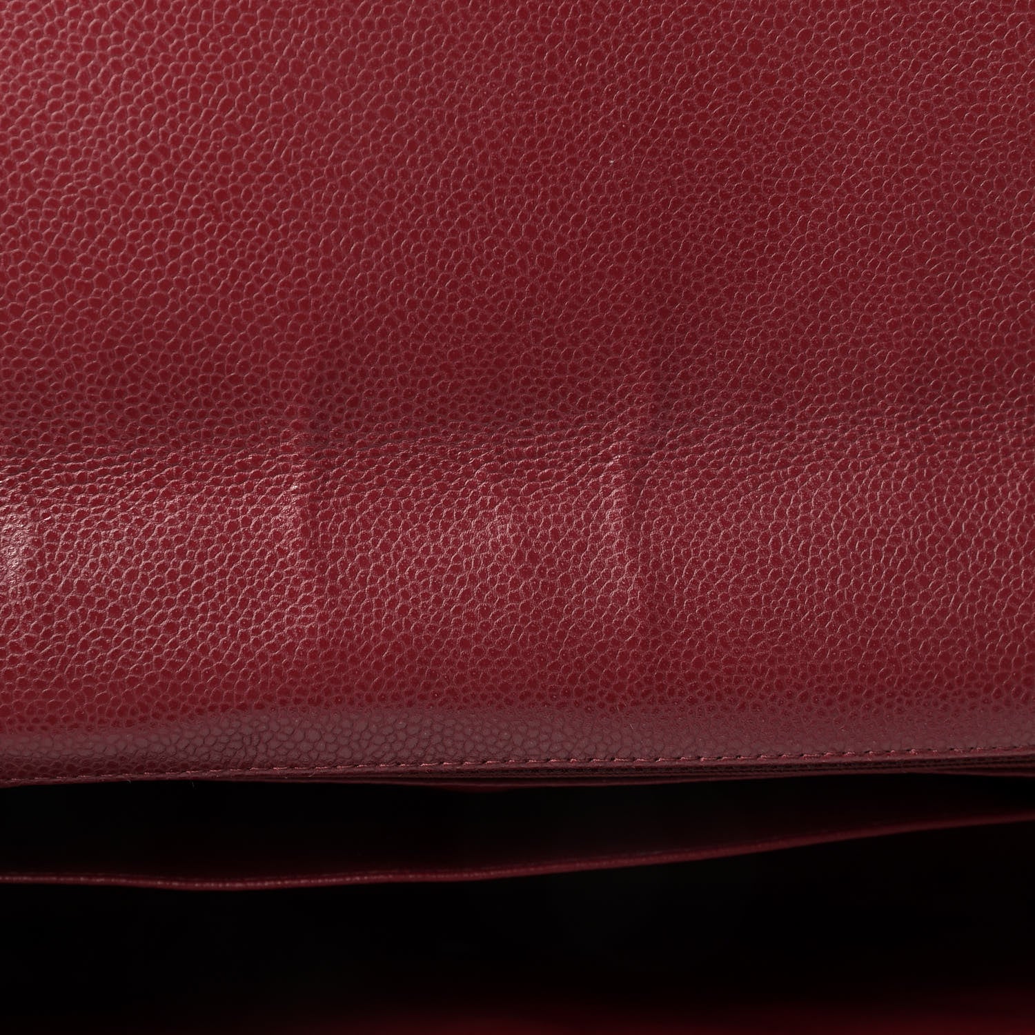 Chanel Caviar Quilted Maxi Single Flap Dark Red 5 of 6