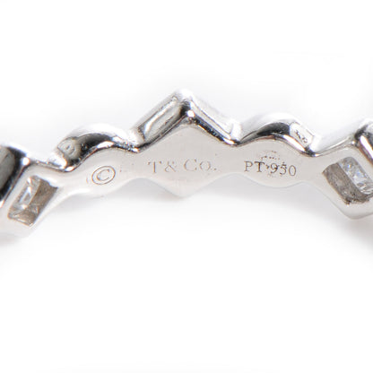 Tiffany Platinum Diamond Celebration Ring 5.5 3 of 5