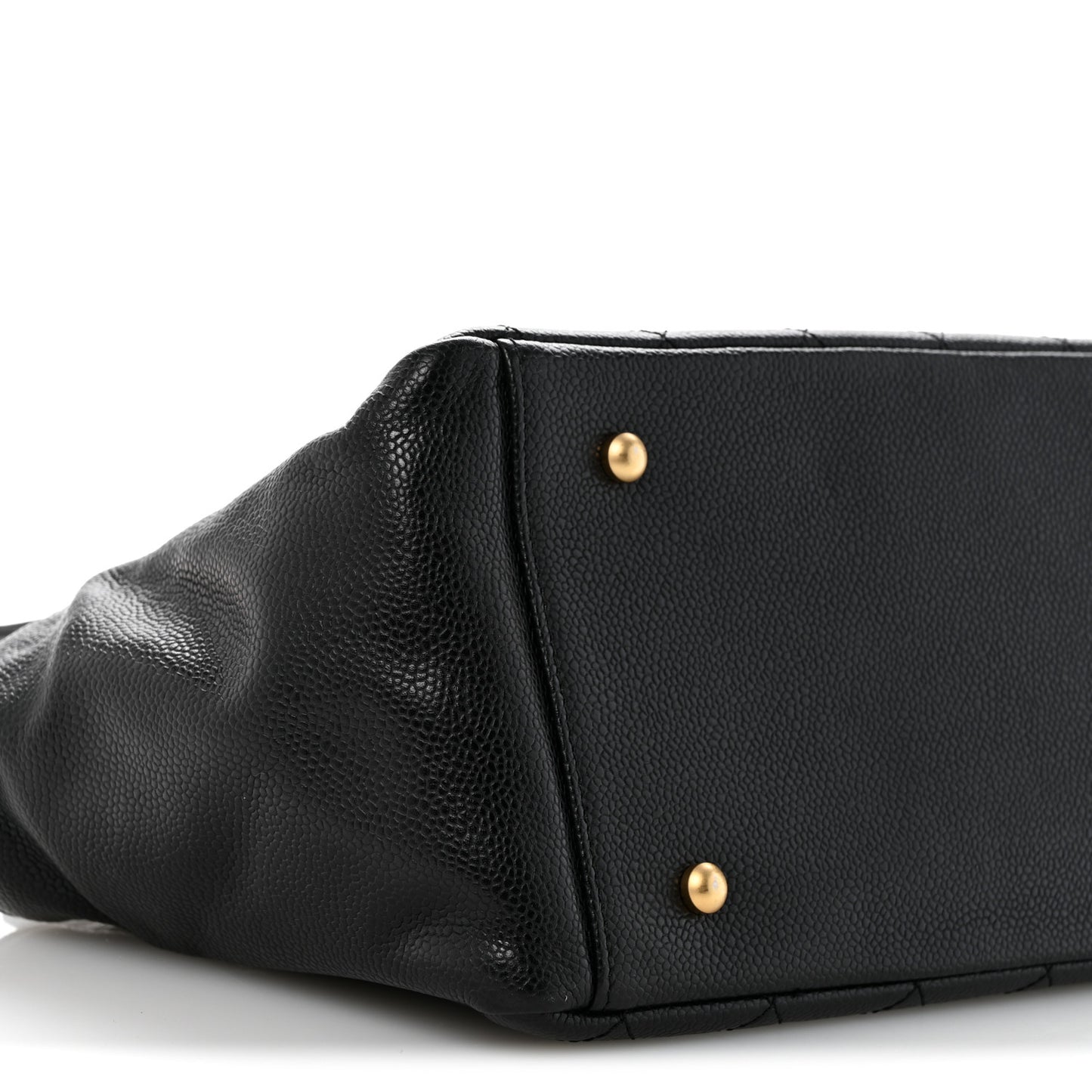 Caviar Quilted Petit Timeless Tote PTT Black