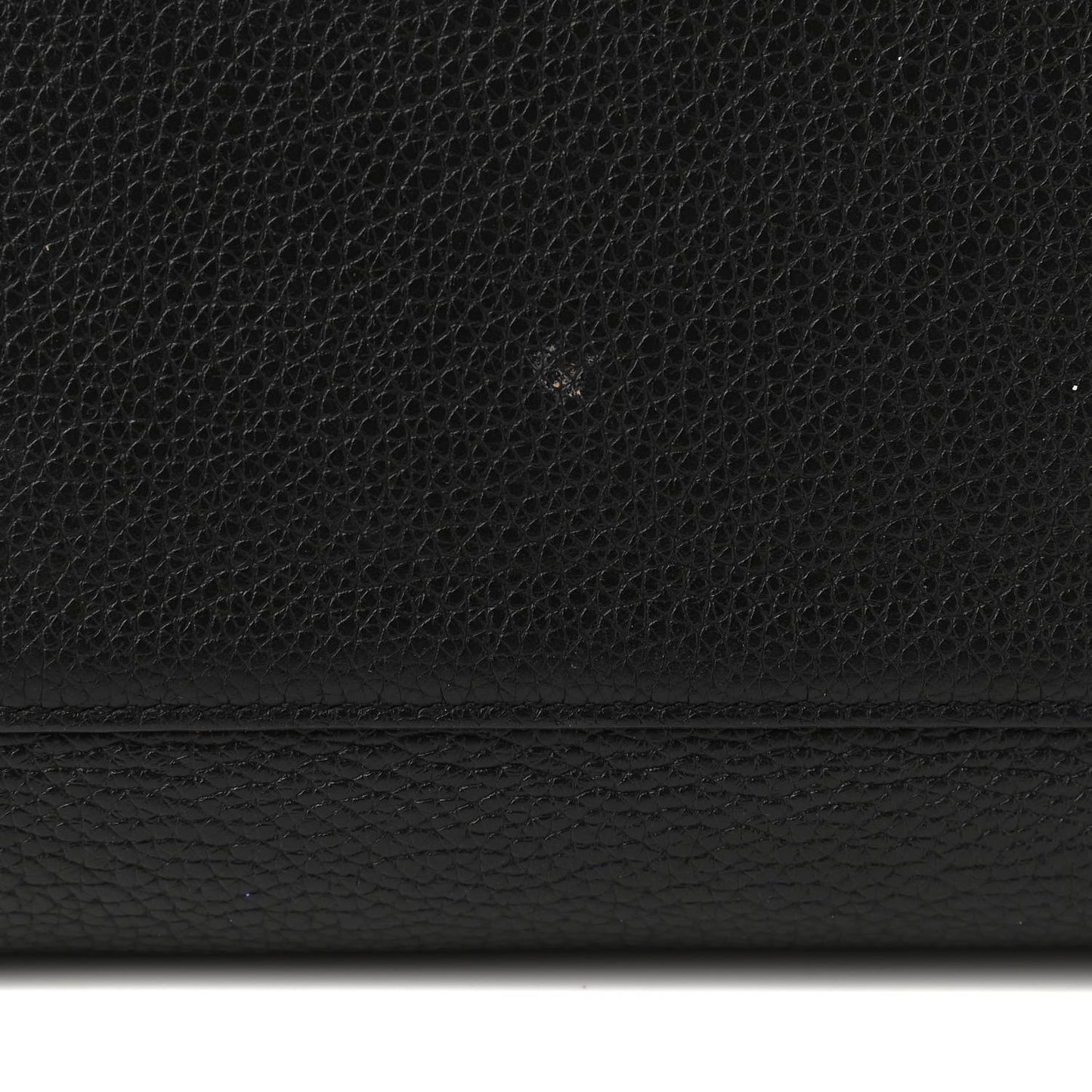 Grained Calfskin Small Supple Sac De Jour Black
