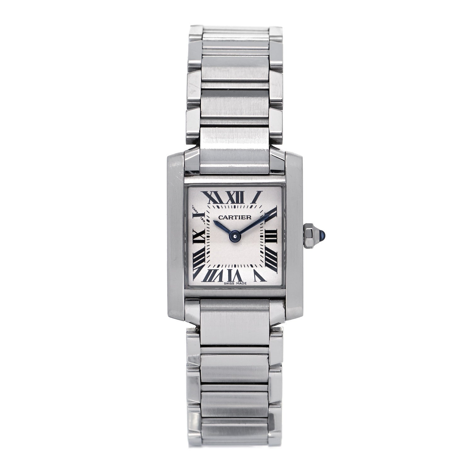 Cartier Stainless Steel 20mm Tank Francaise Quartz Watch 1 of 4