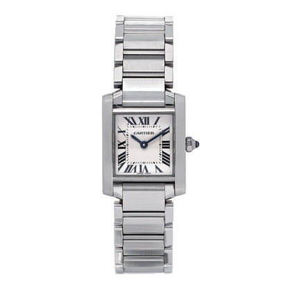 Cartier Stainless Steel 20mm Tank Francaise Quartz Watch 1 of 4
