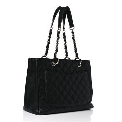 Chanel Caviar Quilted Grand Shopping Tote GST Black 3 of 16