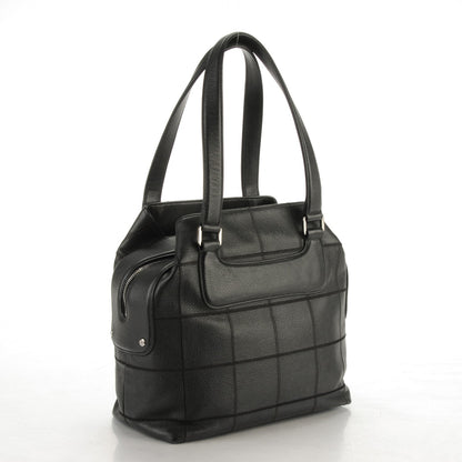Chanel Caviar Square Stitched Tote Black 3 of 7