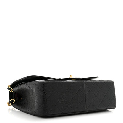 Chanel Caviar Quilted Jumbo Double Flap Black 4 of 15