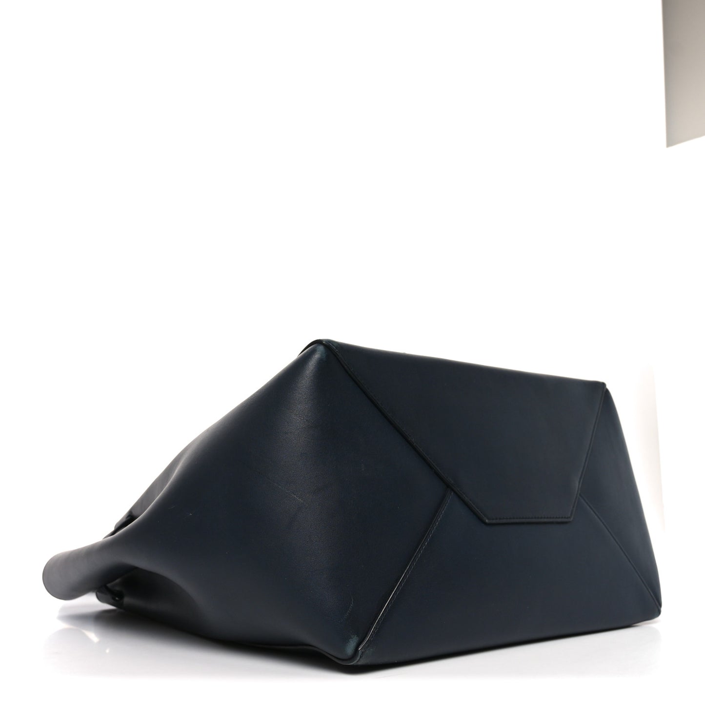 Smooth Calfskin Small Tassel Cabas Phantom Black