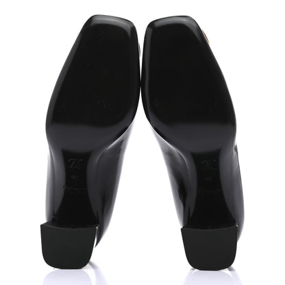 Louis Vuitton Patent Madeleine Pumps 36 Black 5 of 8