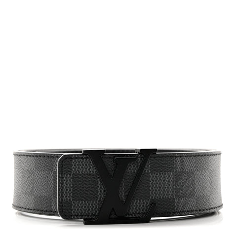Damier Graphite 40mm LV Initiales Belt 90 36