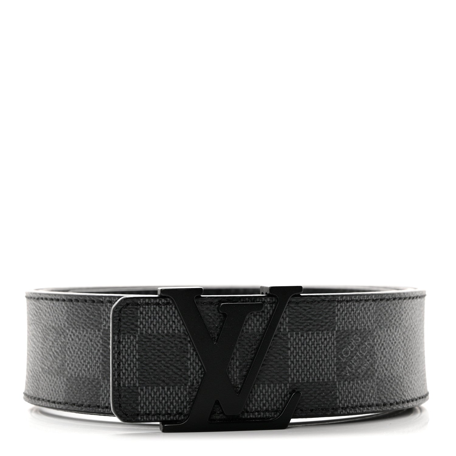 Louis Vuitton Damier Graphite 40mm LV Initiales Belt 90 36 1 of 8