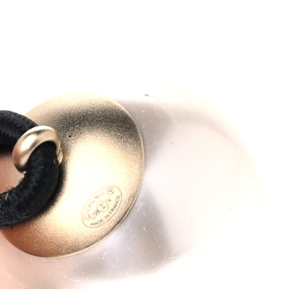 Chanel Pearl CC Hair Tie Black White 6 of 6