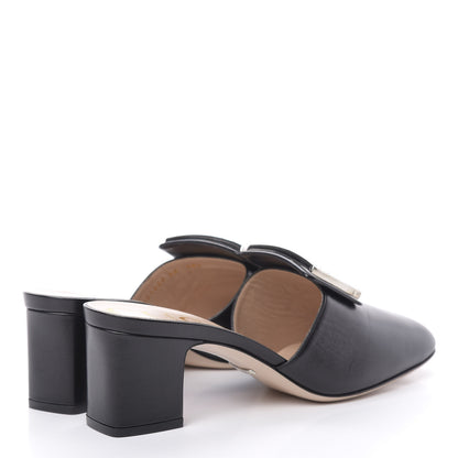 Gucci Malaga Kid Crystal Square G Madelyn Mules 39 Black 4 of 10
