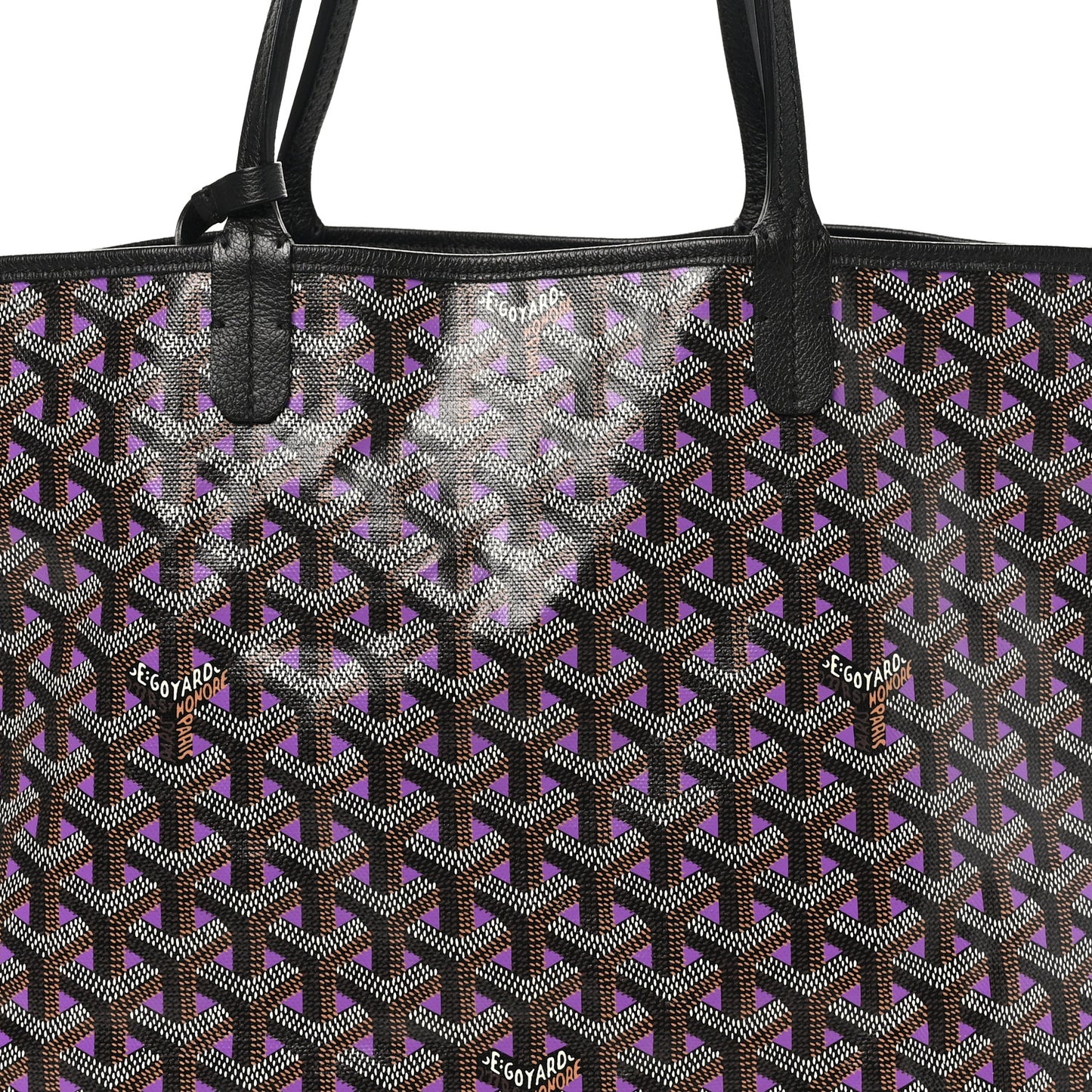 Goyardine Saint Louis Claire Voie PM Black Violet