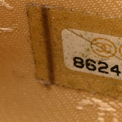 Chanel Grained Calfskin CC Button Small Pouch Cosmetic Case Yellow 7 of 9